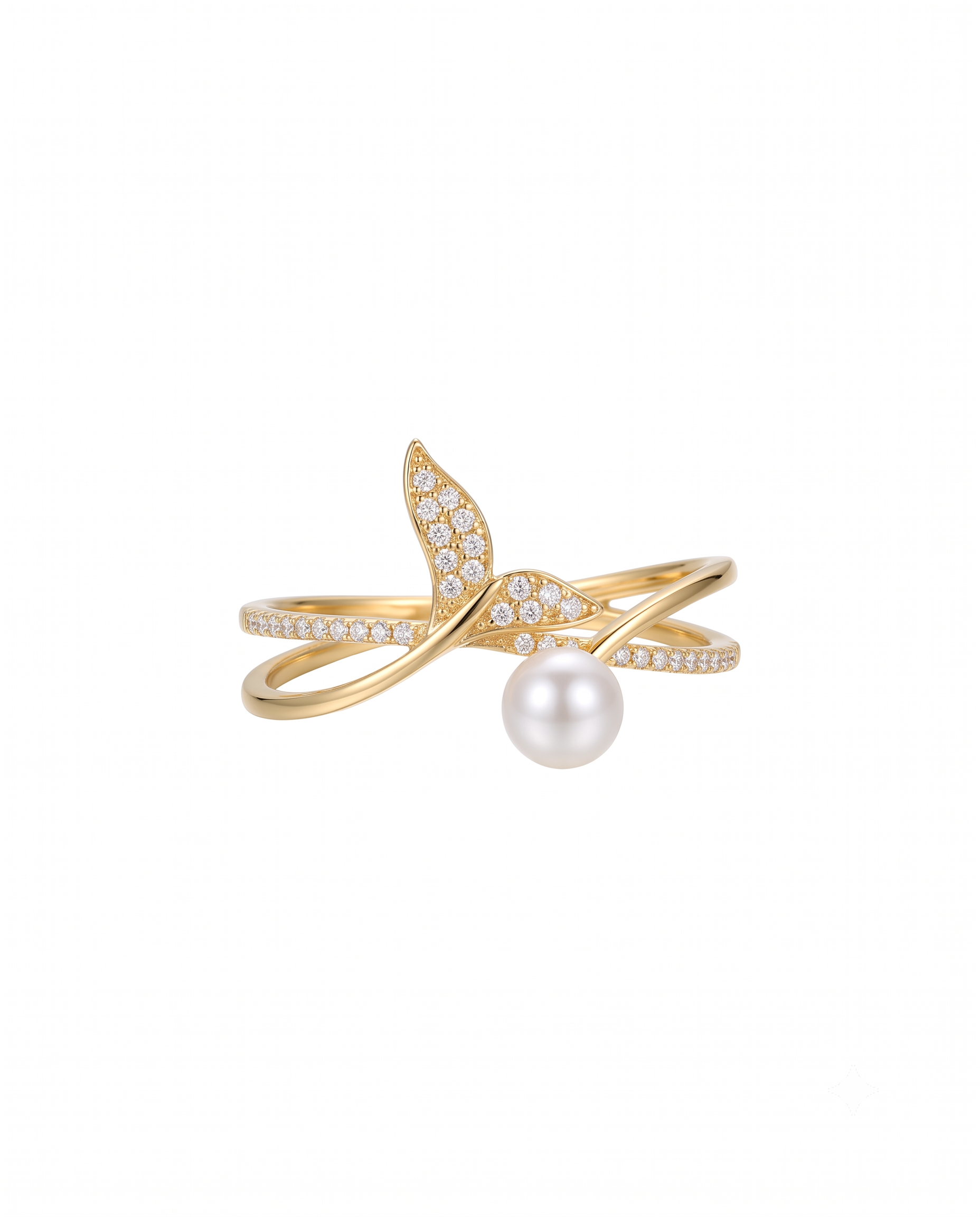 Mermaid Tail Pearl Ring